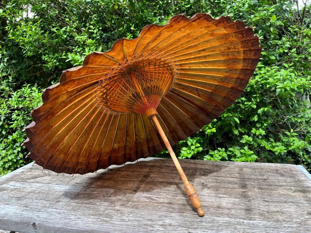 Authentieke oude parasol Openbare
